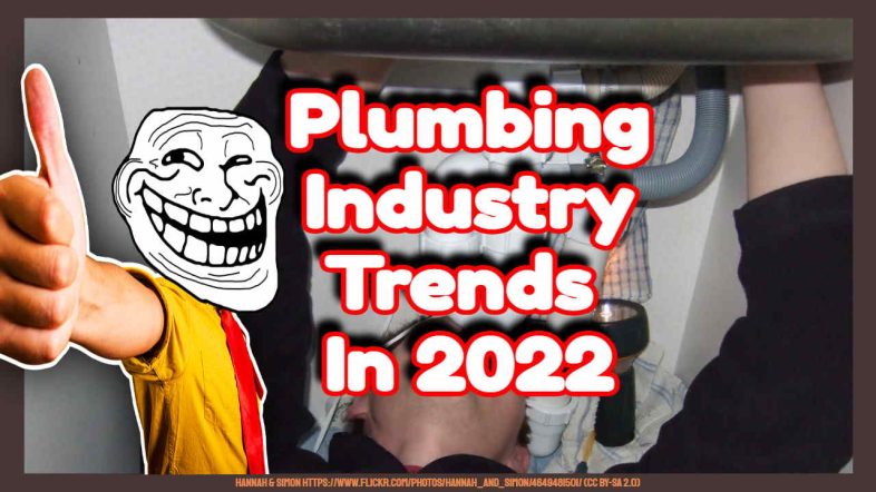 Image text: "Plumbing Industry Trends in 2022"